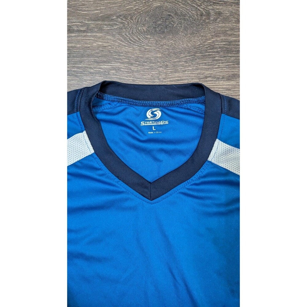 Starting Line Men's T-Shirt Blue Size Large (288) - Picture 4 of 4